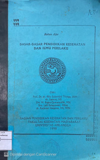 Image of Dasar-Dasar Pendidikan Kesehatan Dan Ilmu Perilaku