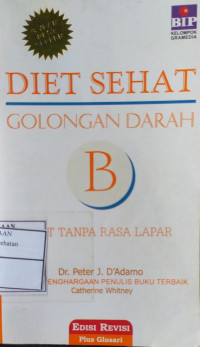 Image of DIET SEHAT Golongan Darah B