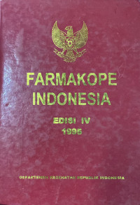 Image of FARMAKOPE INDONESIA