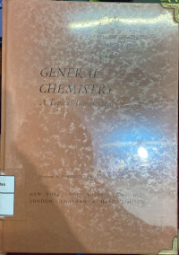 Image of GENERAL CHEMISTRY A Topical Introduction
