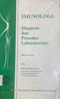 Image of IMUNOLOGI : Diagnosis dan Prosedur Laboratorium