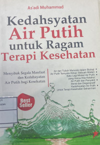 Image of Kedahsyatan Air Putih untuk Ragam Terapi Kesehatan