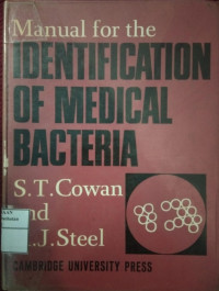 Image of Manual For The IDENTIFITACION OF MEDICAL BACTERIA