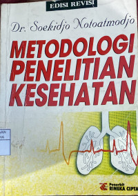 Image of METODOLOGI PENELITIAN KESEHATAN