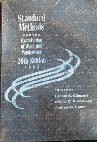 Image of Standard Methods For The Examination of Water and Wastewater