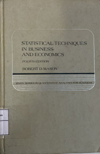 Image of STATISTICAL TECHNIQUES IN BUSINESS AND ECONOMICS
